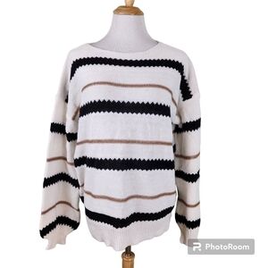 Striped Crew Neck Sweater